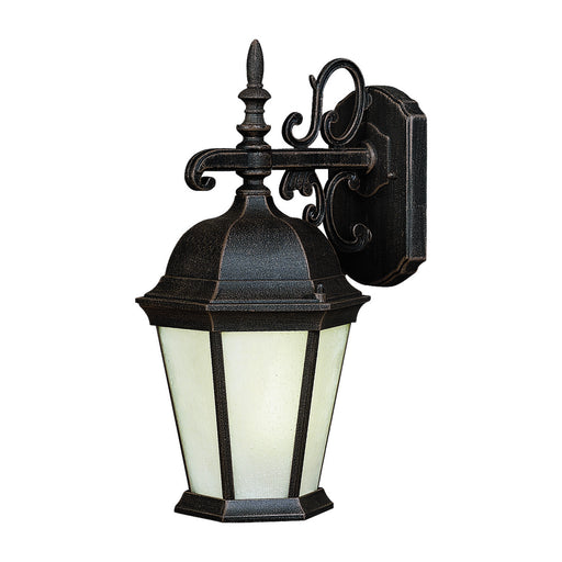 Forte - 17013-01-28 - One Light Outdoor Lantern - Painted Rust