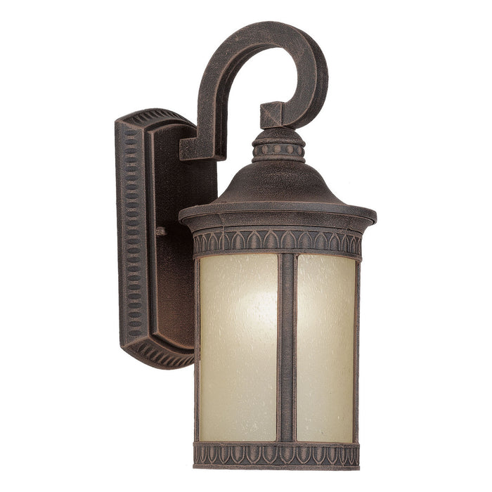Forte - 17022-01-28 - One Light Outdoor Lantern - Painted Rust