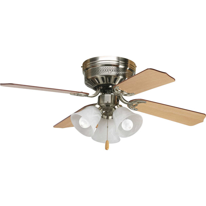 42``Ceiling Fan from the AirPro Hugger collection in Brushed Nickel finish