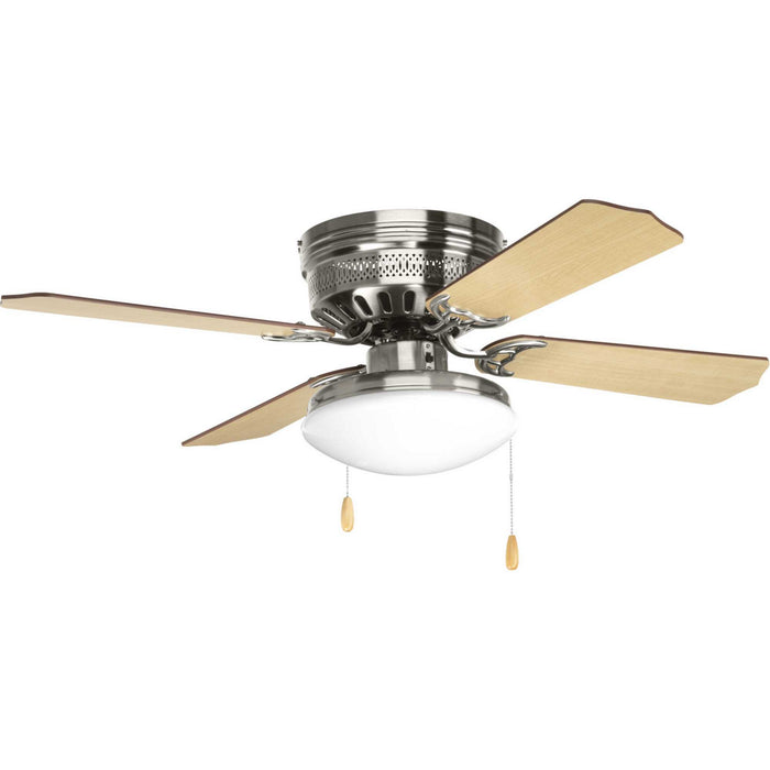 42``Ceiling Fan from the AirPro Hugger collection in Brushed Nickel finish
