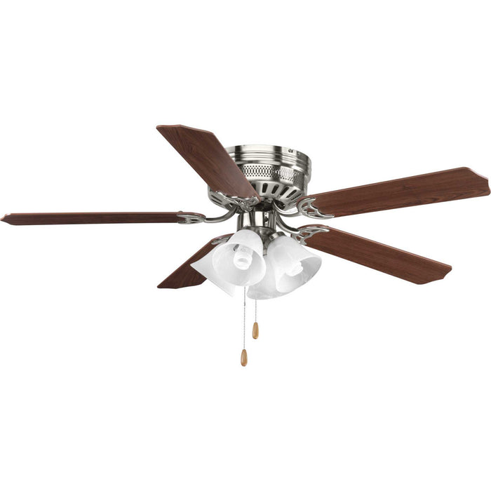 52``Ceiling Fan from the AirPro Hugger collection in Brushed Nickel finish