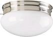Quorum - 3015-8-65 - Two Light Ceiling Mount - Ceiling Mounts Satin Nickel - Satin Nickel