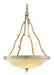 Corbett Lighting - 66-44 - Four Light Pendant - Parc Royale - Gold And Silver Leaf