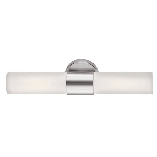 Access - 20442-BS/OPL - Two Light Wall Fixture - Aqueous - Brushed Steel