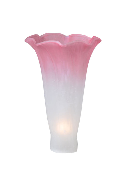 Meyda Tiffany - 10187 - Shade - Pink/White Pond Lily - Plum Pink and White