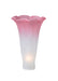 Meyda Tiffany - 10187 - Shade - Pink/White Pond Lily - Plum Pink and White