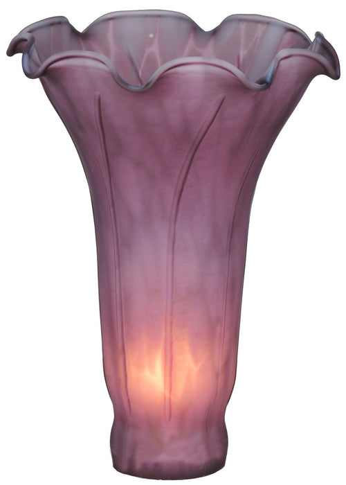 Meyda Tiffany - 10694 - Shade - Lavender Pond Lily - Cranberry Red