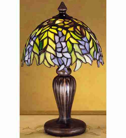 Meyda Tiffany - 27022 - One Light Table Base - Seneca - Verdigris