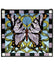 Meyda Tiffany - 46464 - Window - Butterfly - Blue Pr Bl Clear