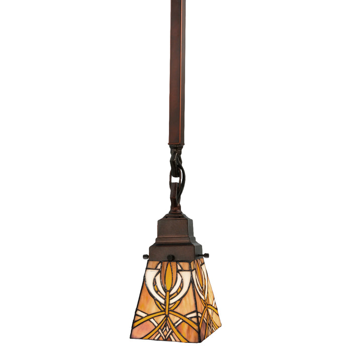 Meyda Tiffany - 49139 - One Light Mini Pendant - Glasgow Bungalow - Steel