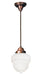 Meyda Tiffany - 50645 - One Light Mini Pendant - Revival - Burnished Copper