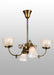 Meyda Tiffany - 50756 - Four Light Chandelier - Revival - Antique Brass