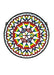 Meyda Tiffany - 51703 - Window - Rainbow Expression Medallion - Antique Copper