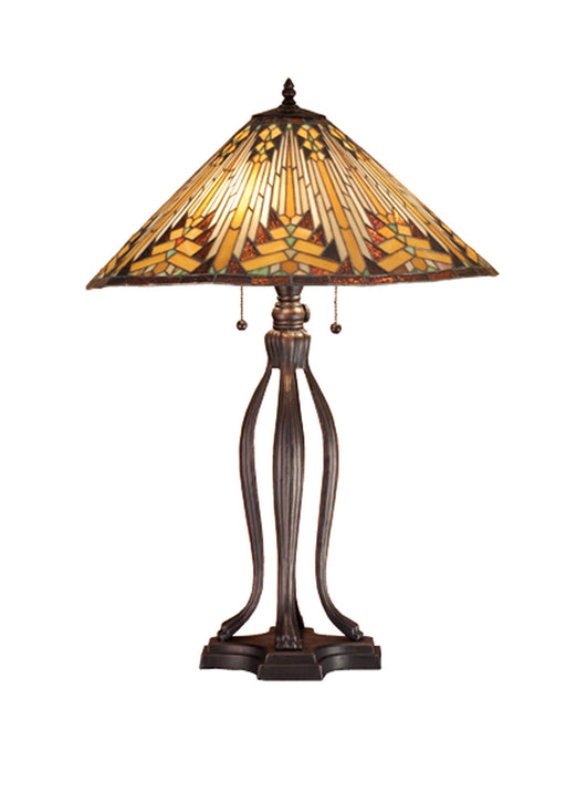 Meyda Tiffany - 66226 - Three Light Table Lamp - Nuevo - Beige Hagr Xag