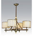 Meyda Tiffany - 81993 - Four Light Chandelier - Revolution - Bronze