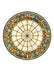 Meyda Tiffany - 82455 - Window - Fleur-De-Lis - Bana Ha Green/Blue Amber