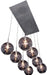 ET2 - E20107-24 - Eight Light Pendant - Starburst - Polished Chrome