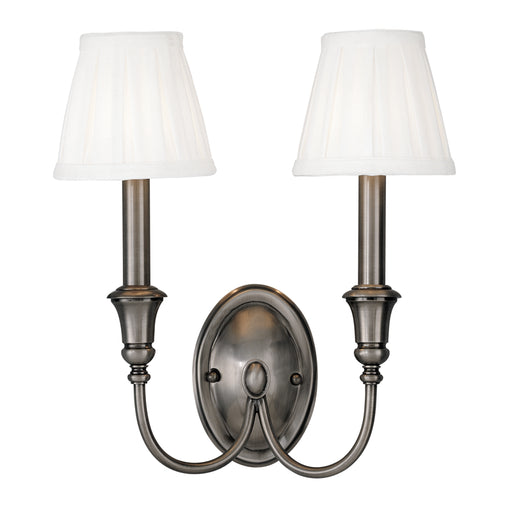 Hudson Valley - 6112-AN - Two Light Wall Sconce - Jaden - Antique Nickel