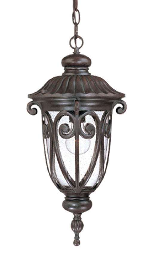 Acclaim Lighting - 2116MM - One Light Outdoor Hanging Lantern - Naples - Marbleized Mahogany