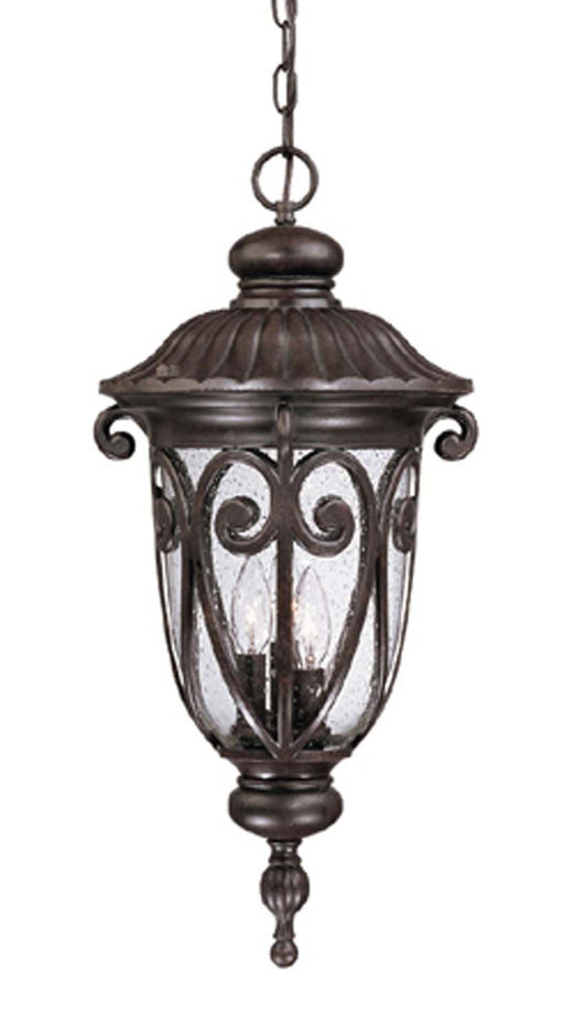 Acclaim Lighting - 2126MM - Three Light Outdoor Hanging Lantern - Naples - Marbleized Mahogany
