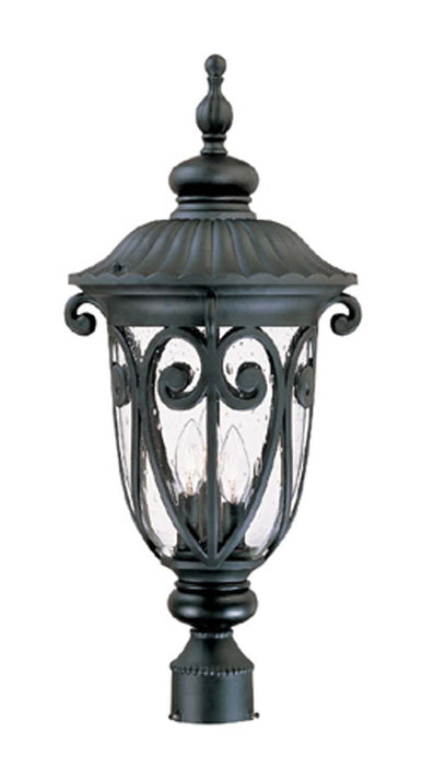 Acclaim Lighting - 2127BK - Three Light Outdoor Post Mount - Naples - Matte Black