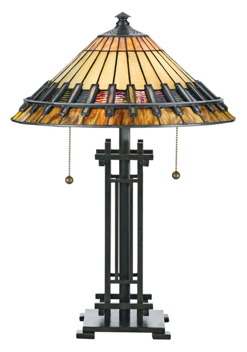 Quoizel - TF489T - Two Light Table Lamp - Chastain - Bronze Patina