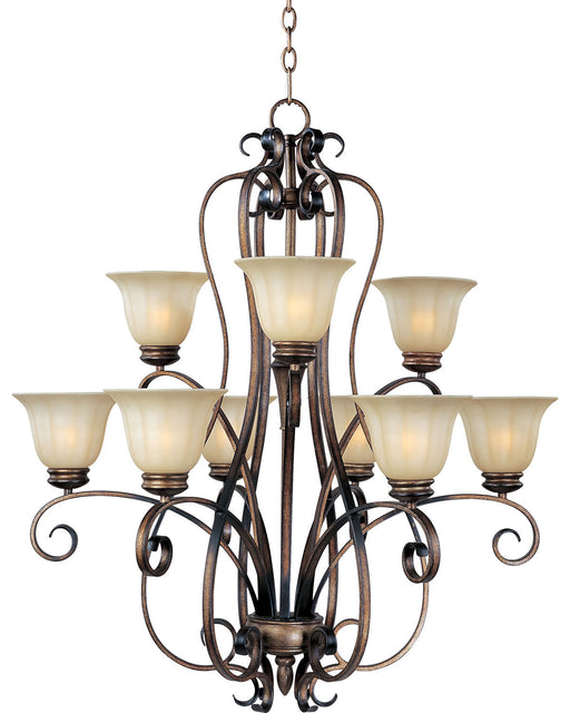 Maxim - 22246WSPD - Nine Light Chandelier - Fremont - Platinum Dusk