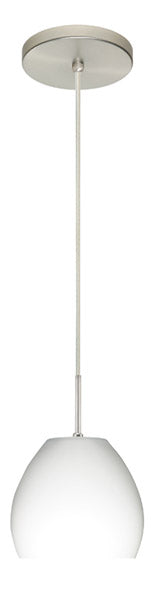 Besa - 1BT-412207-SN - One Light Pendant - Bolla - Satin Nickel