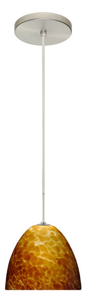 Besa - 1BT-757218-SN - One Light Pendant - Sasha - Satin Nickel