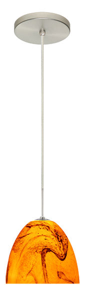 Besa - 1BT-7572HB-SN - One Light Pendant - Sasha - Satin Nickel