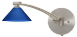 Besa - 1WW-282484-SN - One Light Swing Arm Wall Sconce - Kona - Satin Nickel