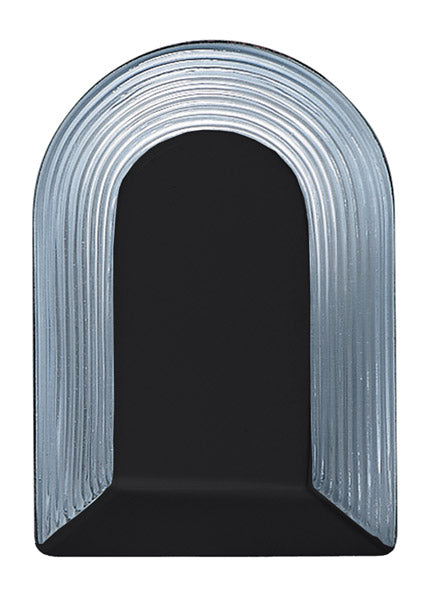 Besa - 306257 - One Light Outdoor Wall Sconce - Costaluz Series - Black/Clear