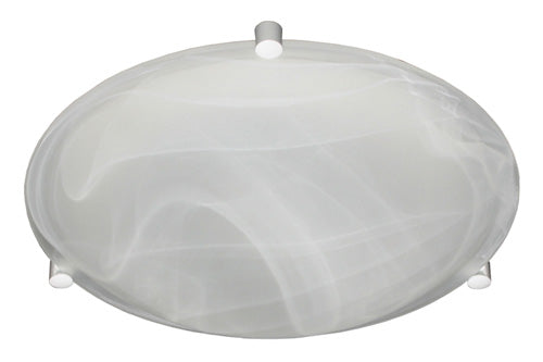 Besa - 968152-WH - Two Light Ceiling Mount - Trio - White
