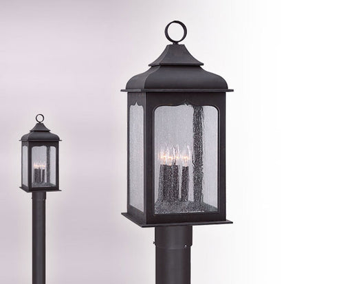 Troy Lighting - P2016CI - Four Light Post Lantern - Henry Street - Colonial Iron