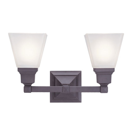 Livex Lighting - 1032-07 - Two Light Bath Vanity - Mission - Bronze