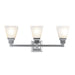 Livex Lighting - 1033-91 - Three Light Bath Vanity - Mission - Brushed Nickel