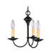Livex Lighting - 4453-04 - Three Light Mini Chandelier - Heritage - Black