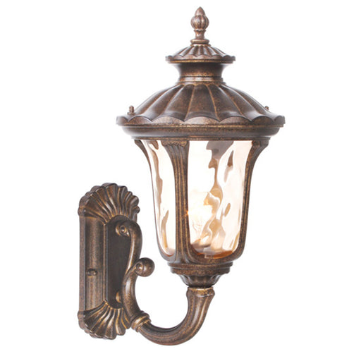 Livex Lighting - 7652-50 - One Light Outdoor Wall Lantern - Oxford - Moroccan Gold