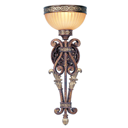 Livex Lighting - 8521-64 - One Light Wall Sconce - Seville - Palacial Bronze with Gilded Accents