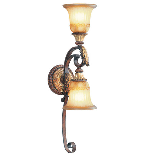 Livex Lighting - 8572-63 - Two Light Wall Sconce - Villa Verona - Verona Bronze with Aged Gold Leaf Accents