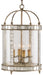 Currey and Company - 9229 - Four Light Lantern - Corsica - Harlow Silver Leaf/Antique Mirror