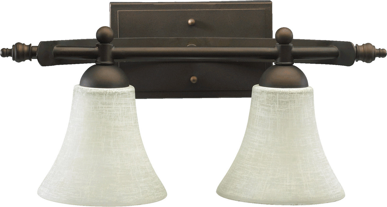 Quorum - 5077-2-86 - Two Light Vanity - Aspen - Oiled Bronze