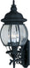 Maxim - 1037BK - Four Light Outdoor Wall Lantern - Crown Hill - Black