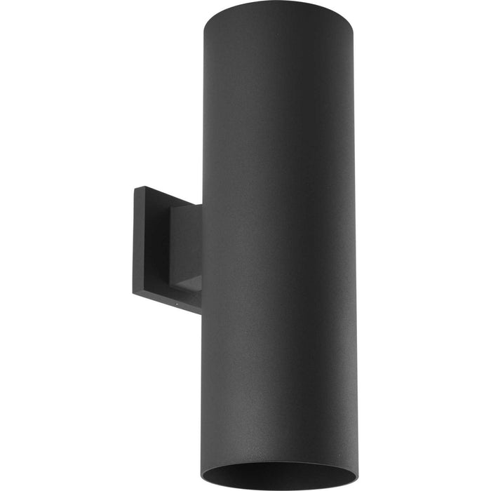 Two Light Wall Lantern from the Cylinder collection in Black finish
