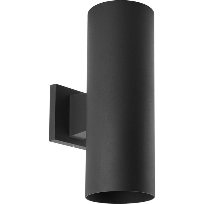 Two Light Wall Lantern from the Cylinder collection in Black finish