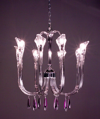 Classic Lighting - 82023 CH AT - Eight Light Chandelier - Inspiration - Chrome