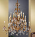Classic Lighting - 57370 FG CP - 18 Light Chandelier - Chateau - French Gold