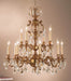 Classic Lighting - 57379 FG CP - 12 Light Chandelier - Chateau - French Gold