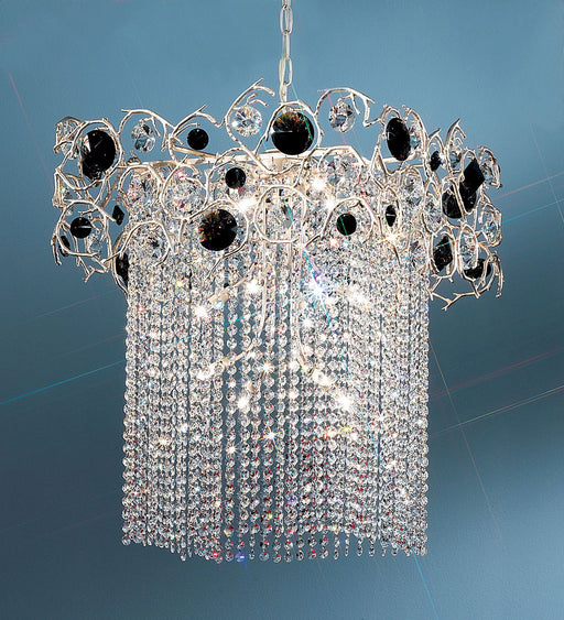 Classic Lighting - 10037 SF BS - 12 Light Chandelier - Foresta Colorita - Silver Frost