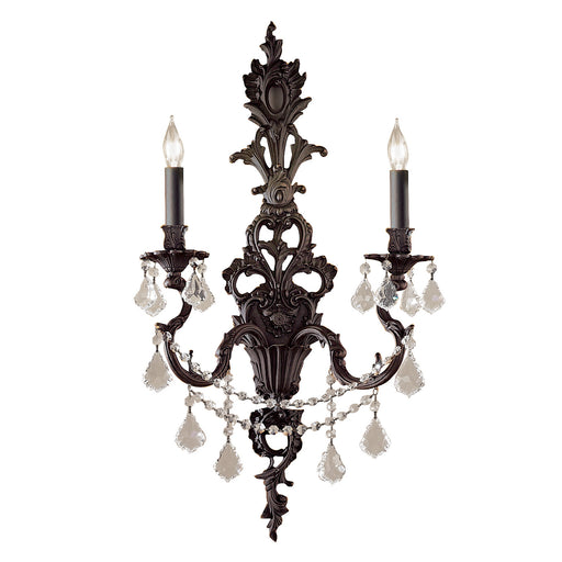 Classic Lighting - 57352 AGB CP - Two Light Wall Sconce - Majestic Imperial - Aged Bronze